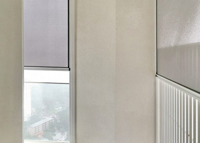 Genuine Ziptrak® blinds from Australia in Singapore at Highline Residences